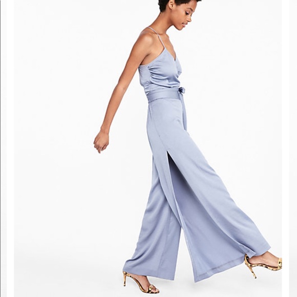 Express Pants - EXPRESS💥High waisted side slit wide leg pants